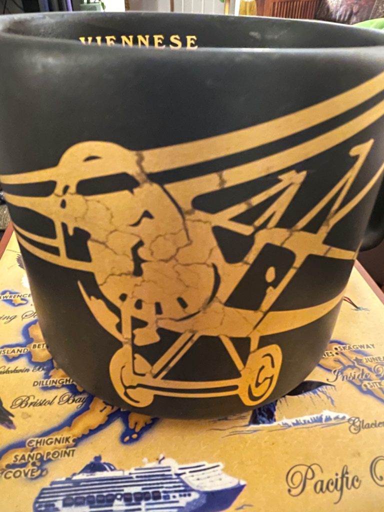 Gold Leaf Coffee Mug