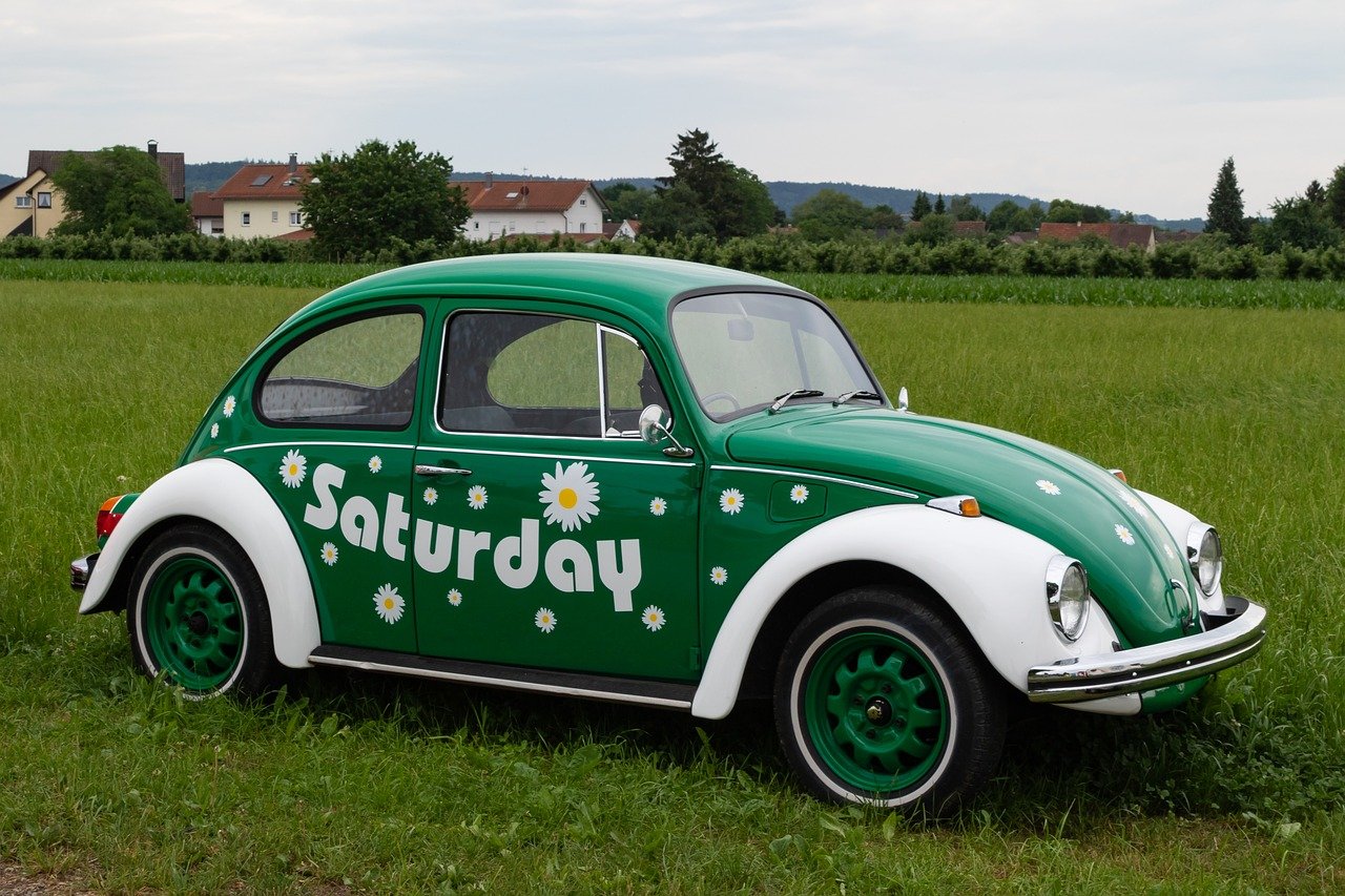 VW Bug with Saturday