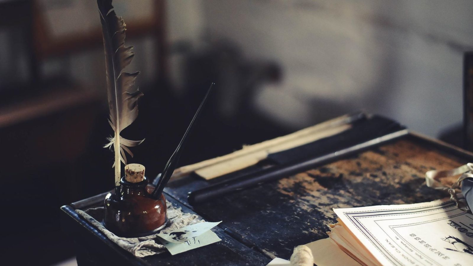 Old Fashioned Writing Table