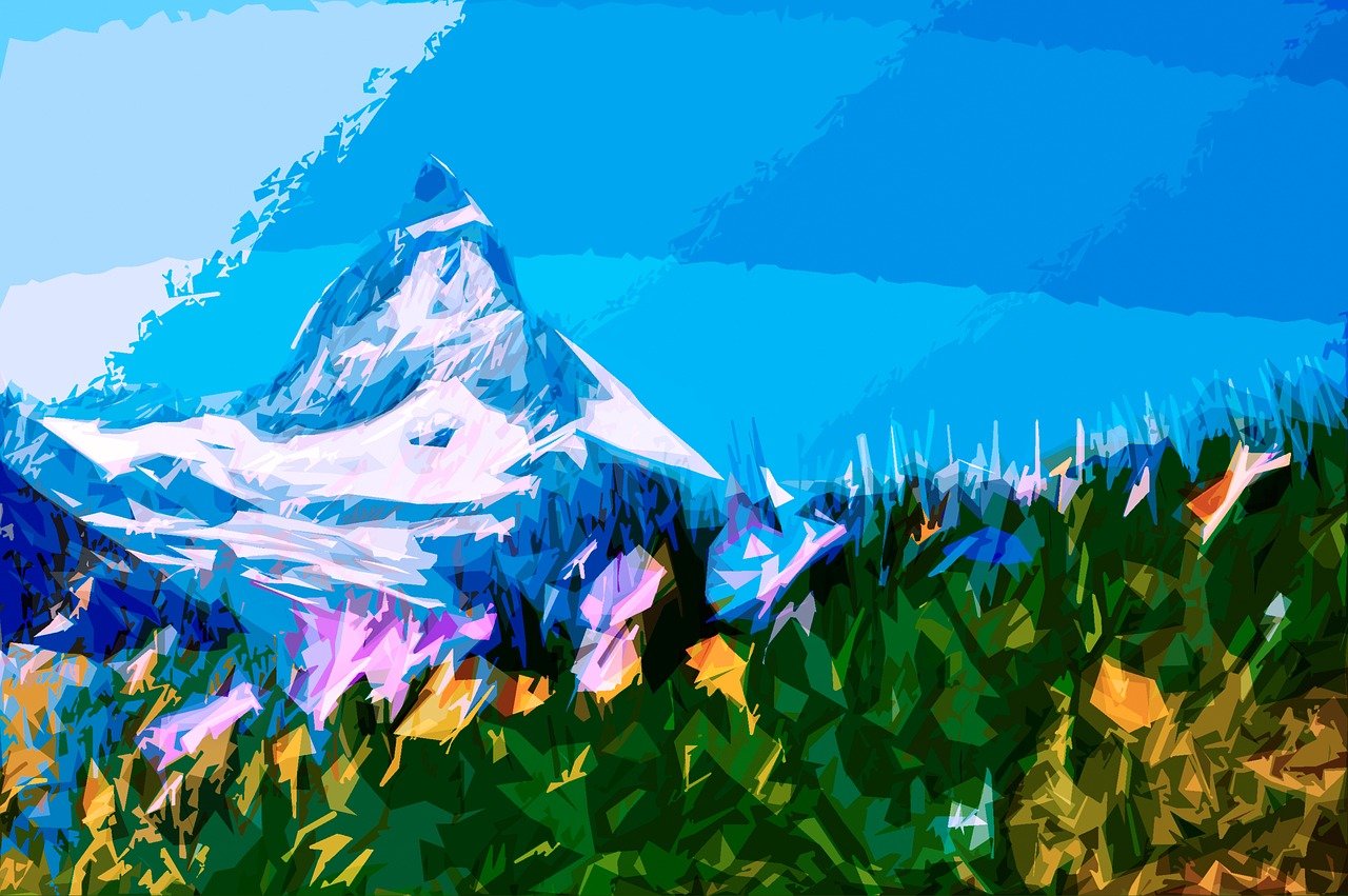 Painting of the Matterhorn
