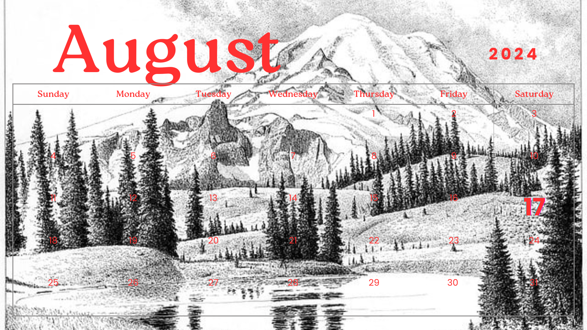 August 2024 with Mt Rainier