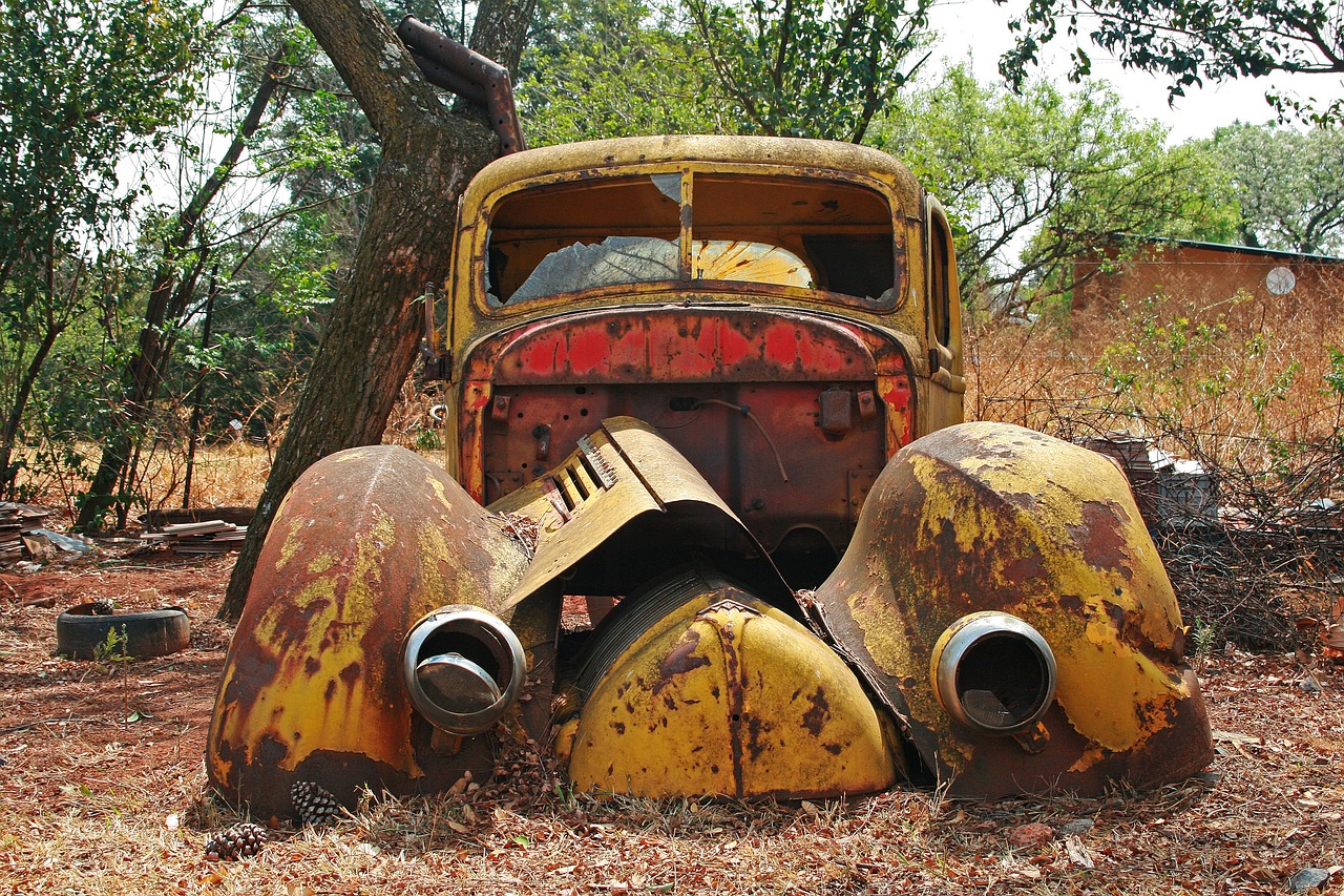 Forgotten Rusted Car